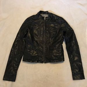 Black Leather AE jacket